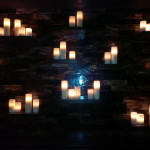 Night club's entrance wall...